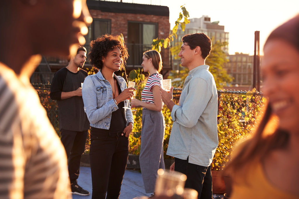 friends socializing after learning communication skills in individual relationship counseling in baltimore, md 21210 at new connections counseling center