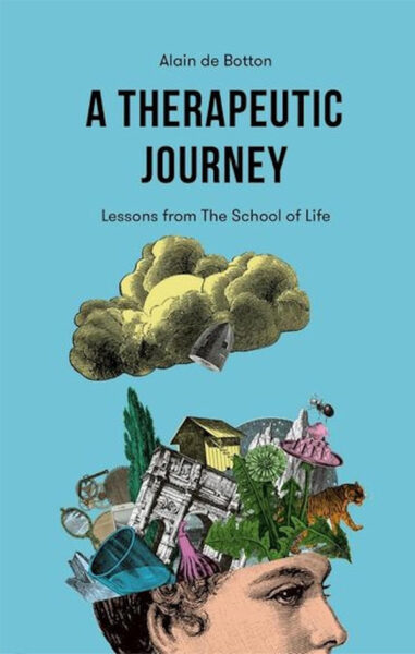Book cover of A Therapeutic Journey by Alain de Botton.